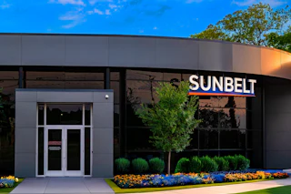 Sunbelt building with an ATM